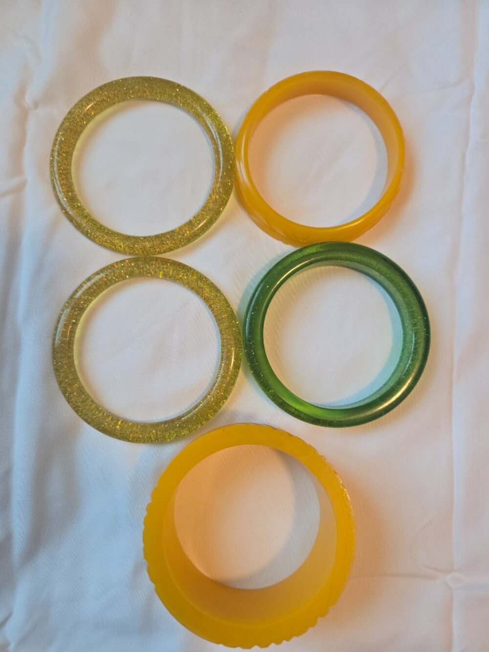 Bakelite fakelite bracelets - Picture 2 of 3